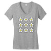 small daisies floral Women's V-Neck T-Shirt
