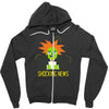shocking news Zipper Hoodie