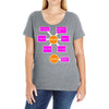mom and dad Ladies Curvy T-Shirt