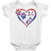 perfect dog love Baby Onesie
