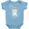 all play and no work Baby Bodysuit