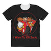I Want To Kill Sonic All Over Women's T-shirt