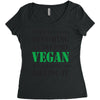vegan Women's Triblend Scoop T-shirt