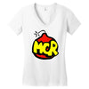 modena city ramblers v ragge folk combat Women's V-Neck T-Shirt