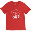 nice is nice V-Neck Tee
