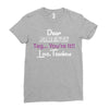 Dear Parents Tag You're It Love Teachers Women's Ladies Fitted T-Shirt
