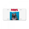 Jaws Parody Paws License Plate