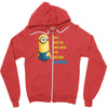 despicable me awesome perfect minio Zipper Hoodie