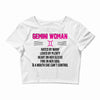Gemini Woman Crop Top