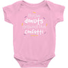 throw donuts Baby Bodysuit