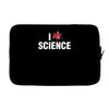 i love science Laptop sleeve