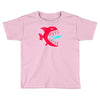 monster fish eats diver Toddler T-shirt