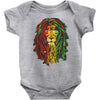 rasta lion Baby Onesie