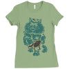 hul kat Ladies Fitted T-Shirt