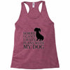 SORRY I CAN'T I HAVE PLANS WITH MY DOG Racerback Tank