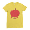 apel (2) Ladies Fitted T-Shirt
