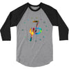 jake paul colorful 3/4 Sleeve Shirt