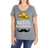 adios Bitchachos Ladies Curvy T-Shirt