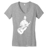 woody guthrie this machine kills fascists Women's V-Neck T-Shirt
