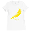 retro velvet underground andy warhol banana rock black t shirt sz s m Ladies Fitted T-Shirt