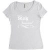 you're sick and twisted, i like you Women's Triblend Scoop T-shirt