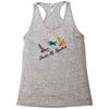 ducks fly together Racerback Tank