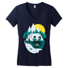 camplove Women's V-Neck T-Shirt