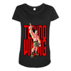 techno viking ideal birthday present or gift Maternity Scoop Neck T-shirt