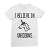 i believe in unicorns Ladies Fitted T-Shirt