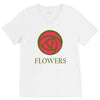 flowers V-Neck Tee