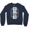 v2 eat sleep fish Crewneck Sweatshirt