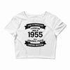 Premium Vintage 1955 Crop Top