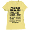 Project Manager Ladies Fitted T-Shirt