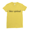 biker spiritual Ladies Fitted T-Shirt