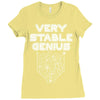 Very Stable Genius Ladies Fitted T-Shirt