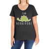 team herbivore! Ladies Curvy T-Shirt