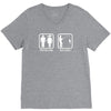 fishing   problem solved mens funny V-Neck Tee