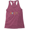 soccer neon rhinestud Racerback Tank
