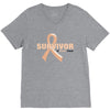 Survivor Of Uterine Cancer V-Neck Tee
