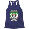 if it tastes like chicken, funny rude ideal birthday present Racerback Tank