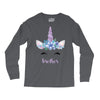 birthday unicorn family series brother Long Sleeve Shirts