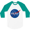 nerd 3/4 Sleeve Shirt