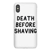 death before shaving iPhoneX