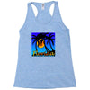 florida palm trees sunset Racerback Tank