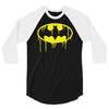 batman dying bleeding logo 3/4 Sleeve Shirt