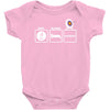 eat sleep archery Baby Onesie