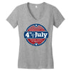 independence day Women's V-Neck T-Shirt