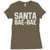 santa bae bae Ladies Fitted T-Shirt
