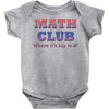 math club hippie hipster Baby Onesie