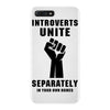 introverts unite separately in your own homes black iPhone 7 Plus Case